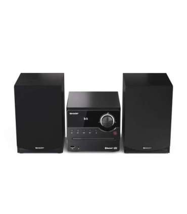 Sharp XL-B512(BK) Hi-Fi Micro System, CD/FM/USB/Bluetooth v5.0, 45W, Black Sharp Hi-Fi Micro System XL-B512(BK) |
