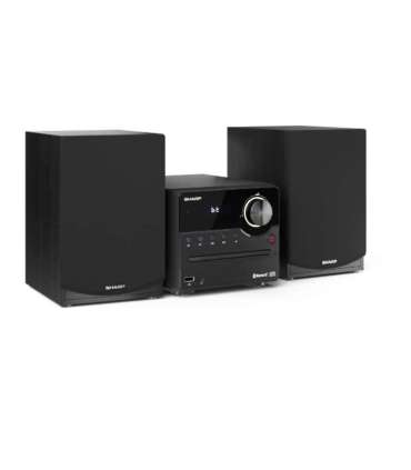 Sharp XL-B512(BK) Hi-Fi Micro System, CD/FM/USB/Bluetooth v5.0, 45W, Black Sharp Hi-Fi Micro System XL-B512(BK) |