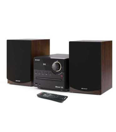 Sharp XL-B512(BR) Hi-Fi Micro System, CD/FM/USB/Bluetooth v5.0, 45W, Brown Sharp Hi-Fi Micro System XL-B512(BR) |