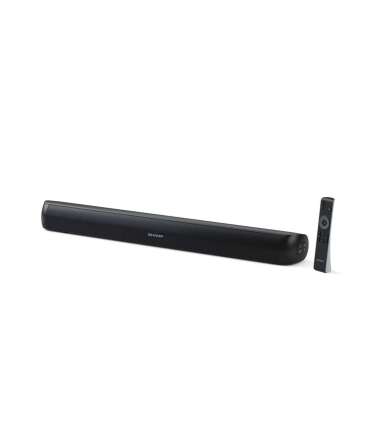 Sharp HT-SB107 2.0 Compact Soundbar for TV up to 32", HDMI ARC/CEC, Aux-in, Optical, Bluetooth, 65cm, Gloss Black |