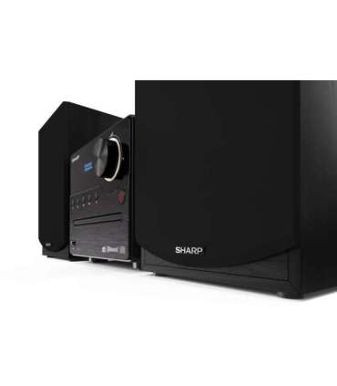 Sharp XL-B517D(BK) Hi-Fi Micro System, CD/FM/USB/Bluetooth v5.0, Aux-in, 45W, Black Sharp Hi-Fi Micro System |