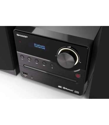 Sharp XL-B517D(BK) Hi-Fi Micro System, CD/FM/USB/Bluetooth v5.0, Aux-in, 45W, Black Sharp Hi-Fi Micro System |