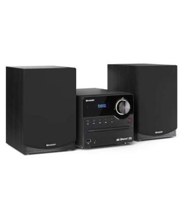 Sharp XL-B517D(BK) Hi-Fi Micro System, CD/FM/USB/Bluetooth v5.0, Aux-in, 45W, Black Sharp Hi-Fi Micro System |