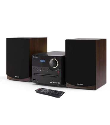 Sharp Hi-Fi Micro System XL-B517D(BR) Brown USB port AUX in Bluetooth CD player FM radio Wireless