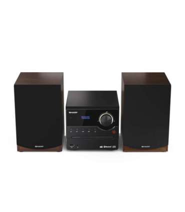 Sharp Hi-Fi Micro System XL-B517D(BR) Brown USB port AUX in Bluetooth CD player FM radio Wireless