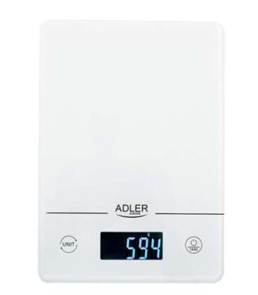 Adler Kitchen scales AD 3170 Maximum weight (capacity) 15 kg Graduation 1 g Display type LCD White