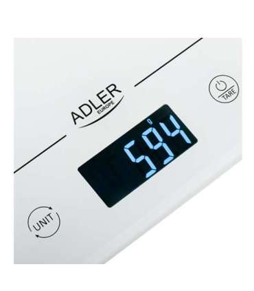 Adler Kitchen scales AD 3170 Maximum weight (capacity) 15 kg Graduation 1 g Display type LCD White