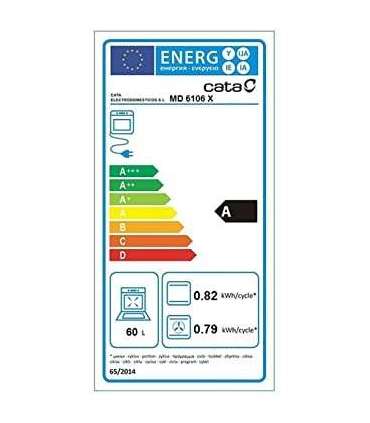 CATA Oven MD 6106 X 60 L Multifunctional AquaSmart Touch control Height 59.5 cm Width 59.5 cm |