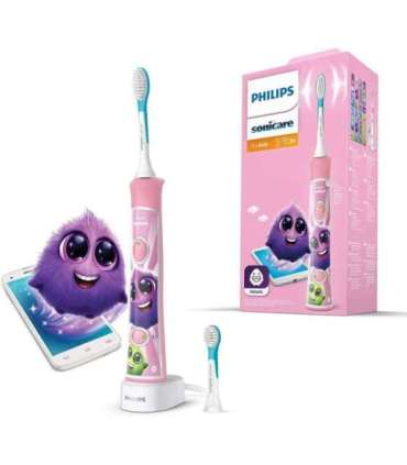 Philips Electric toothbrush HX6352/42 Rechargeable For kids Number of brush heads included 2 Number of teeth