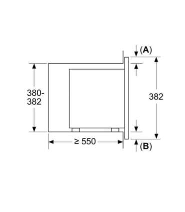 Bosch Microwave Oven BFL623MS3 Built-in 20 L 800 W Stainless steel