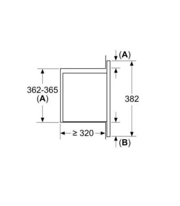 Bosch Microwave Oven BFL623MS3 Built-in 20 L 800 W Stainless steel