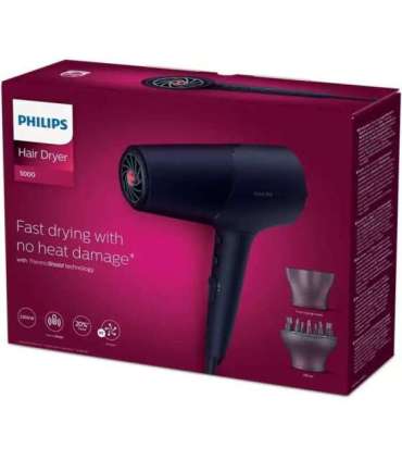 Philips Hair Dryer BHD510/00 2300 W Number of temperature settings 3 Ionic function Diffuser nozzle |