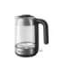 Philips Kettle HD9339/80 Electric 2200 W 1.7 L Stainless steel/Glass 360° rotational base Black/Silver