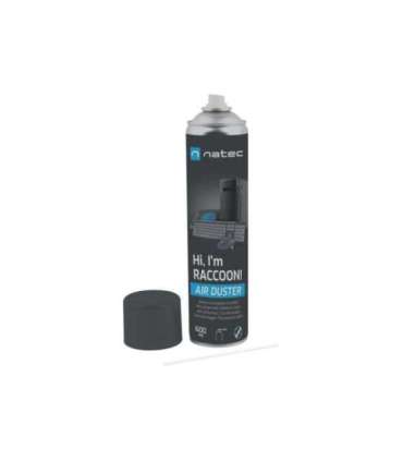 Natec Compressed Air Duster, Raccoon Air, 600 ml Natec NSC-1763 Air Duster 600 ml