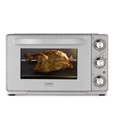 Caso Compact oven TO 26 SilverStyle Easy Clean Compact 1500 W Silver