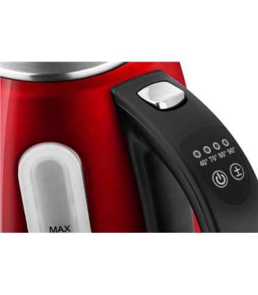ETA Kettle Ela Digi ETA959890010 Electric 2200 W 1.7 L Stainless steel 360° rotational base Red