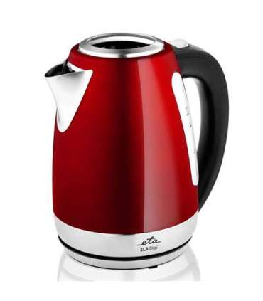 ETA Kettle Ela Digi ETA959890010 Electric 2200 W 1.7 L Stainless steel 360° rotational base Red