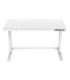 Electric Height Adjustable Desk 72 - 121 cm Maximum load weight 50 kg Metal White