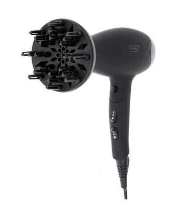 Adler Hair dryer AD 2267 2100 W Number of temperature settings 3 Diffuser nozzle Black