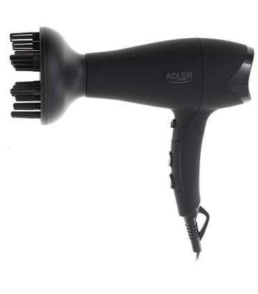 Adler Hair dryer AD 2267 2100 W Number of temperature settings 3 Diffuser nozzle Black