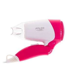 Adler Hair Dryer AD 2259 1200 W Number of temperature settings 2 White/Pink