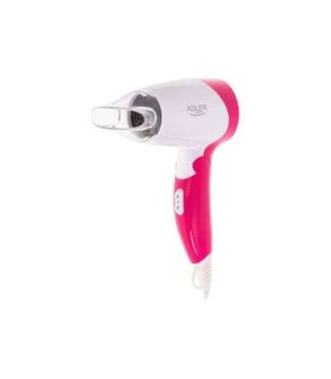 Adler Hair Dryer AD 2259 1200 W Number of temperature settings 2 White/Pink