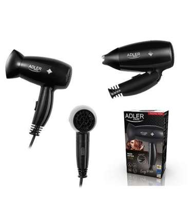 Adler Hair Dryer AD 2251 1400 W Number of temperature settings 2 Black