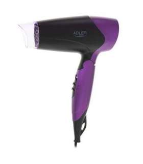 Adler Hair Dryer AD 2260 1600 W Number of temperature settings 2 Black/Purple