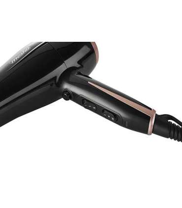 Mesko Hair Dryer MS 2249 2000 W Number of temperature settings 3 Black/Pink