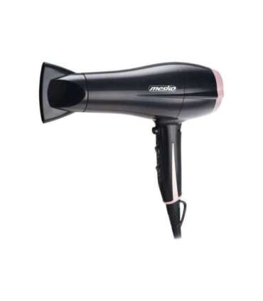 Mesko Hair Dryer MS 2249 2000 W Number of temperature settings 3 Black/Pink