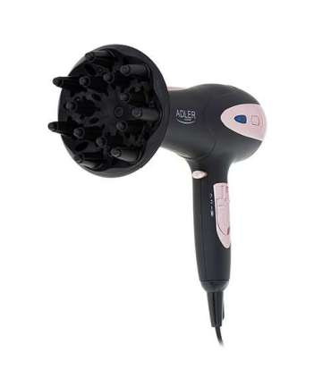 Adler Hair Dryer AD 2248b ION 2200 W Number of temperature settings 3 Ionic function Diffuser nozzle |