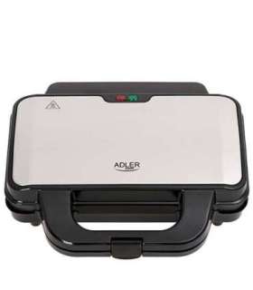 Adler Sandwich maker AD 3043 900 W Number of plates 1 Number of pastry 2 Black