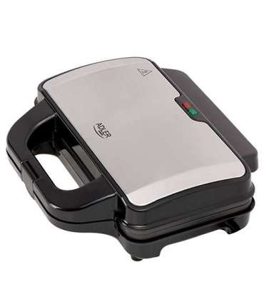 Adler Sandwich maker AD 3043 900 W Number of plates 1 Number of pastry 2 Black