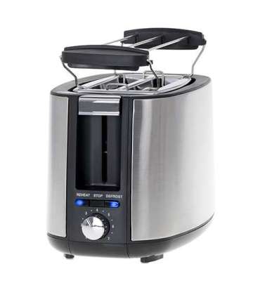 Adler Toaster AD 3214 Power 750 W Number of slots 2 Housing material Stainless steel Silver
