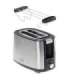 Adler Toaster AD 3214 Power 750 W Number of slots 2 Housing material Stainless steel Silver