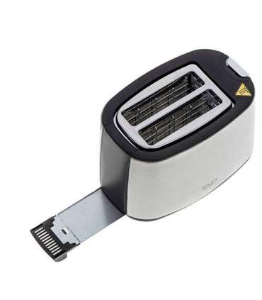 Adler Toaster AD 3214 Power 750 W Number of slots 2 Housing material Stainless steel Silver