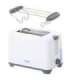 Adler Toaster AD 3216 Power 750 W Number of slots 2 Housing material Plastic White