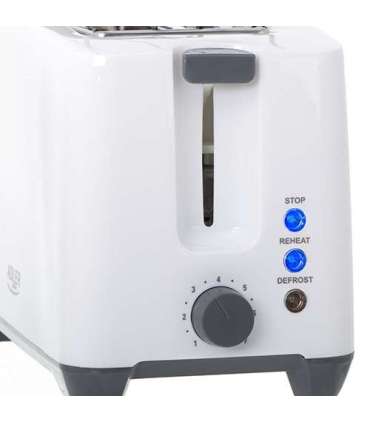 Adler Toaster AD 3216 Power 750 W Number of slots 2 Housing material Plastic White