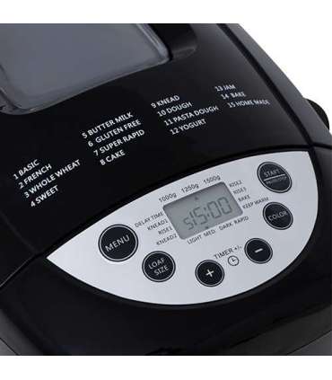 Mesko Bread maker MS 6022 Power 850 W Number of programs 15 Display LCD Black
