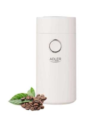 Adler Coffee Mill AD 4446ws 150 W Coffee beans capacity 75 g White