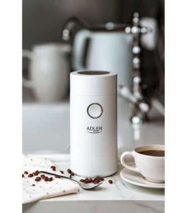 Adler Coffee Mill AD 4446ws 150 W Coffee beans capacity 75 g White