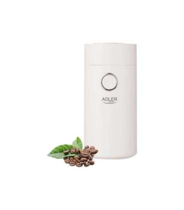Adler Coffee Mill AD 4446ws 150 W Coffee beans capacity 75 g White