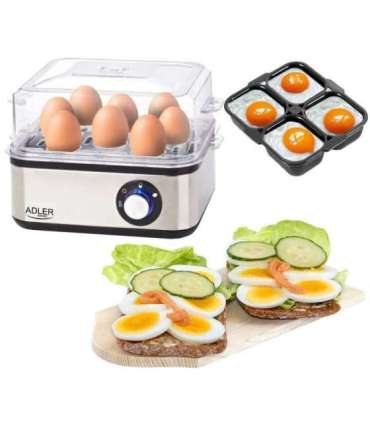 Adler Egg boiler AD 4486 Stainless steel 800 W