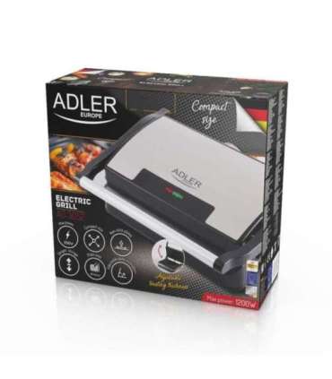 Adler Electric Grill AD 3052 Table 1200 W Stainless steel