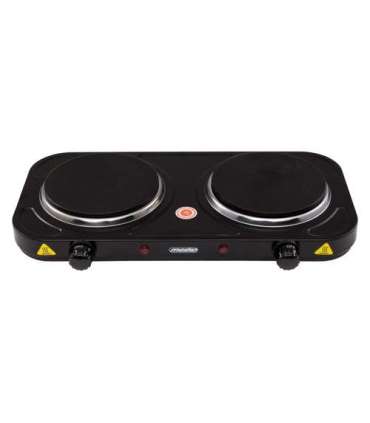 Mesko Electric stove MS 6509 Number of burners/cooking zones 2 Black Electric