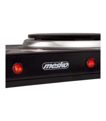 Mesko Electric stove MS 6509 Number of burners/cooking zones 2 Black Electric