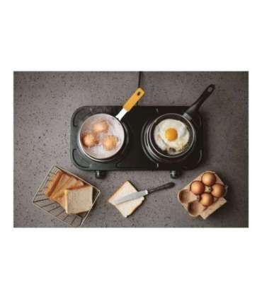 Mesko Electric stove MS 6509 Number of burners/cooking zones 2 Black Electric