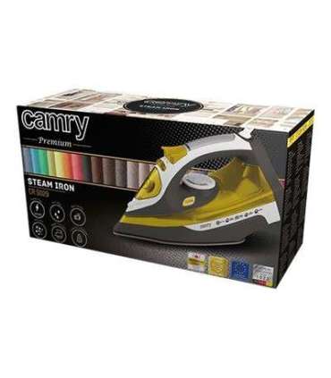 Camry Iron CR 5029 Steam Iron 2400 W Continuous steam 40 g/min Steam boost performance 70 g/min |