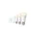 Hue W Starter Kit 9,5W A60 E27, 3pcs, Bridge, Switch E27 9.5 W Warm White 2700K Bluetooth and Zigbee