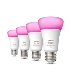 Hue WCA 6.5W A60 E27, 4pcs pack E27 6.5 W RGBW 2000-6500K Bluetooth and Zigbee